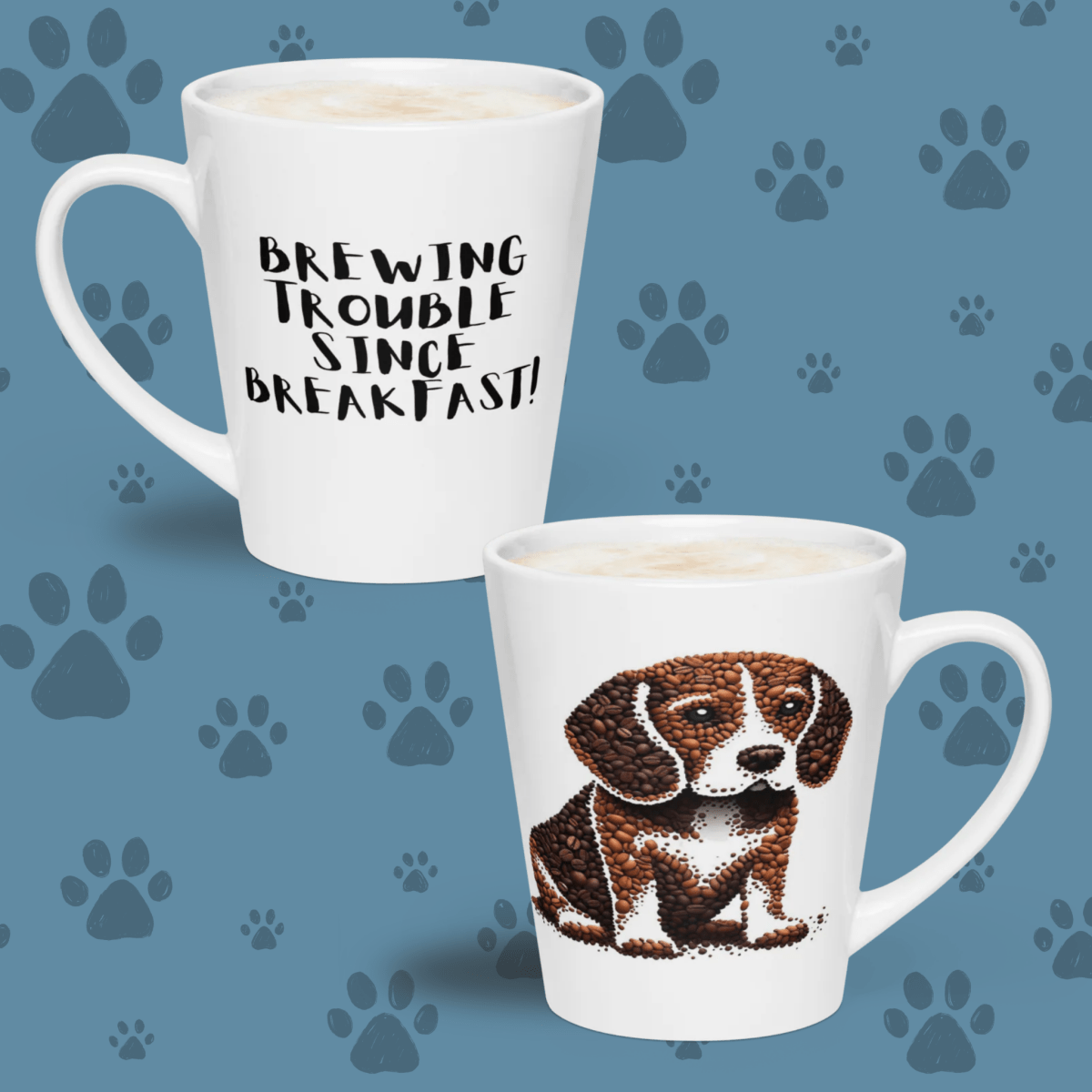 Bean There - Sniffed That - Latte Mug - Latte Mug - Speak Up 4 Paws
