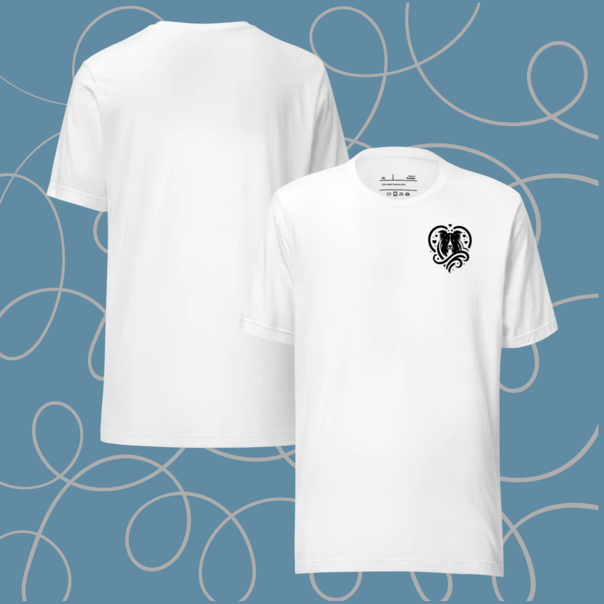 Boundless Heart - Everyday Plus Tee | COLORS: Red, Athletic Heather, White - Unisex Staple Tee - Speak Up 4 Paws