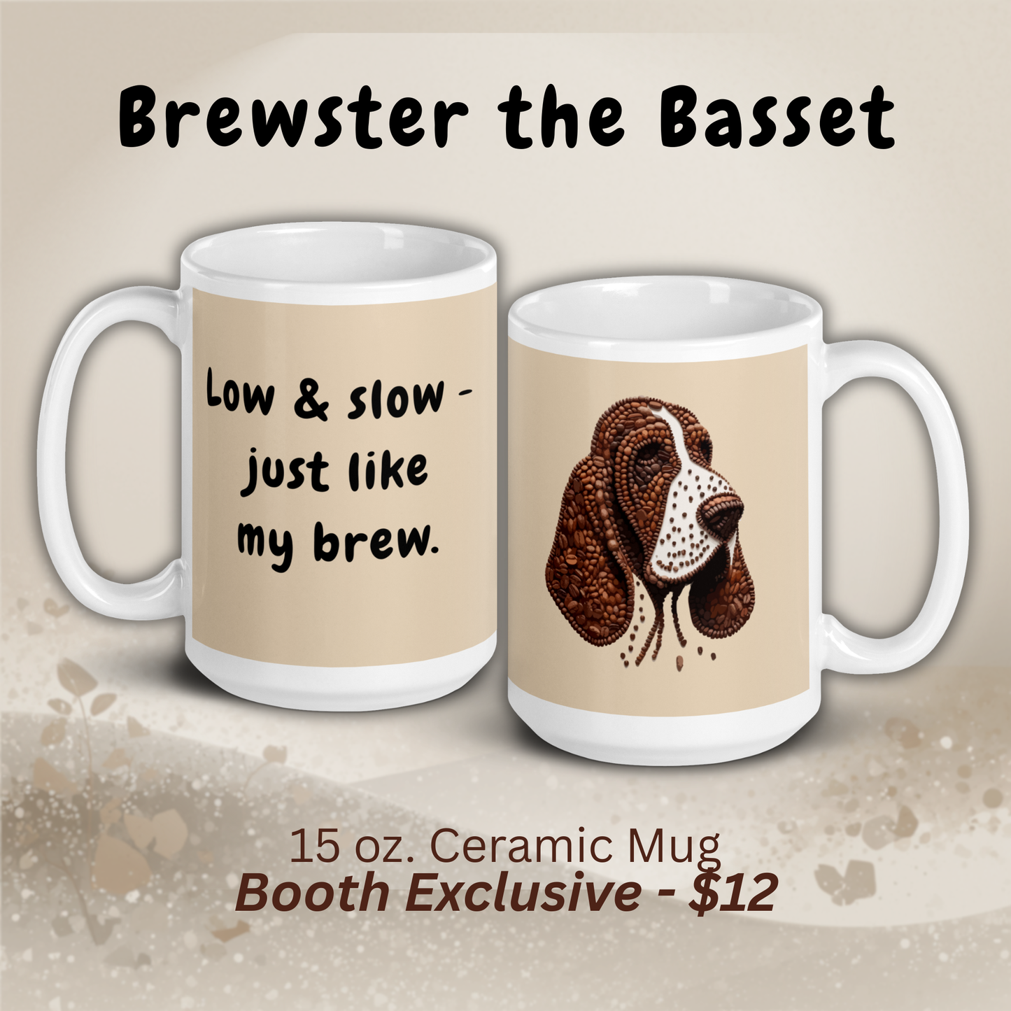 Brewster the Basset Mug (Booth Exclusive)