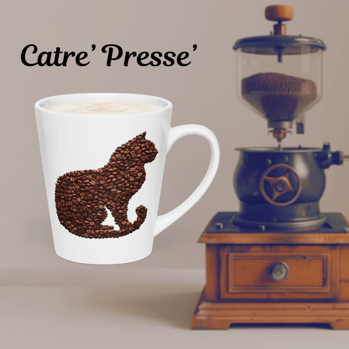 Catre' Presse' - Latte Mug - Latte Mug - Speak Up 4 Paws