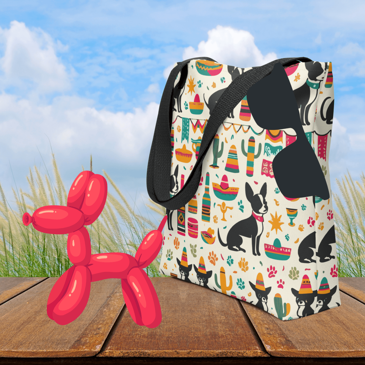 ChiChi Party Everyday Bag - AOP Tote Bag - Speak Up 4 Paws