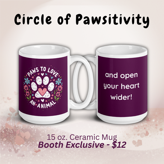Circle of Pawsitivity Mug (Booth Exclusive)