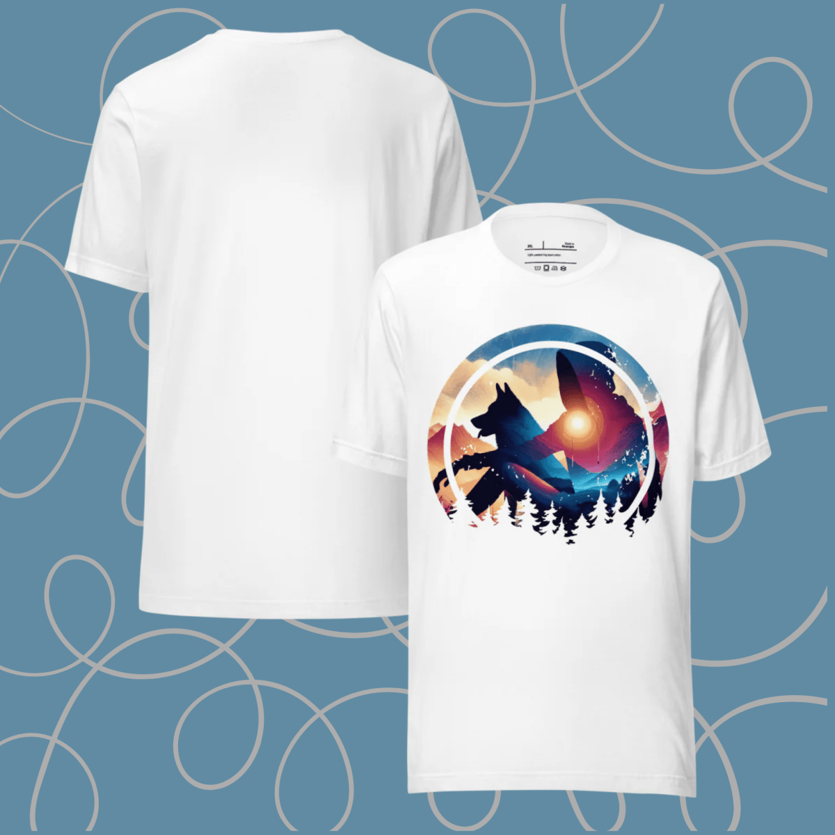 Companion Hues - Everyday Plus Tee | COLORS: Navy, Red, Athletic Grey, White - Unisex Staple Tee - Speak Up 4 Paws