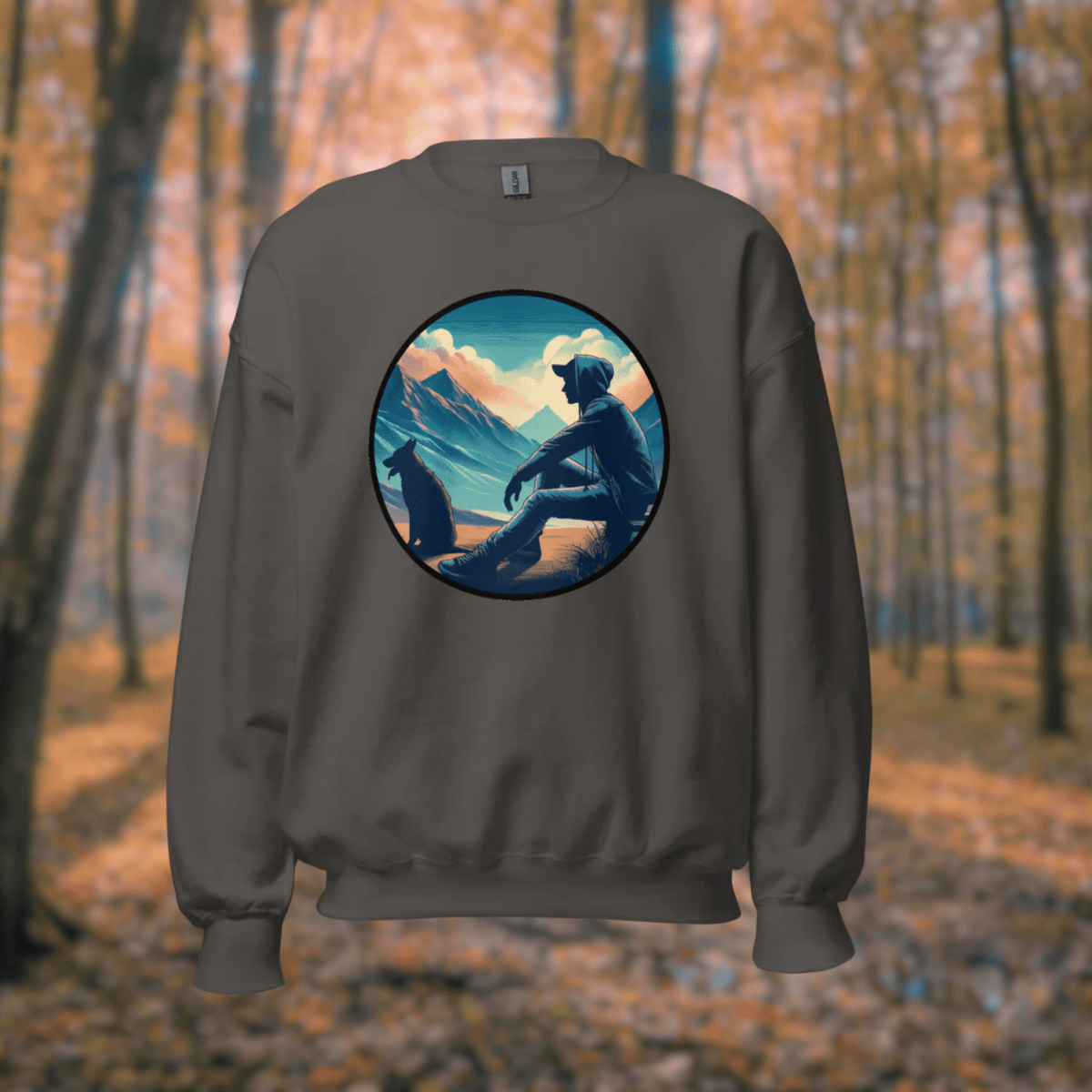 Dawn's Embrace - Sweatshirt | COLORS: Sand, Charcoal, Indigo Blue, Graphite Heather - Preshrunk Sweatshirt - Speak Up 4 Paws