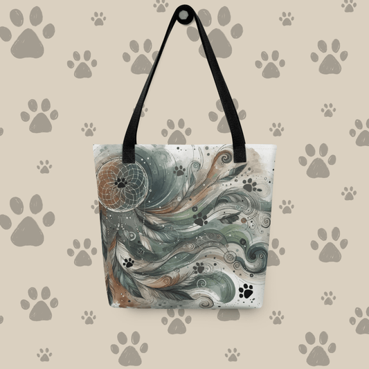 Dreamcatcher Paws Everyday Bag - AOP Tote Bag - Speak Up 4 Paws