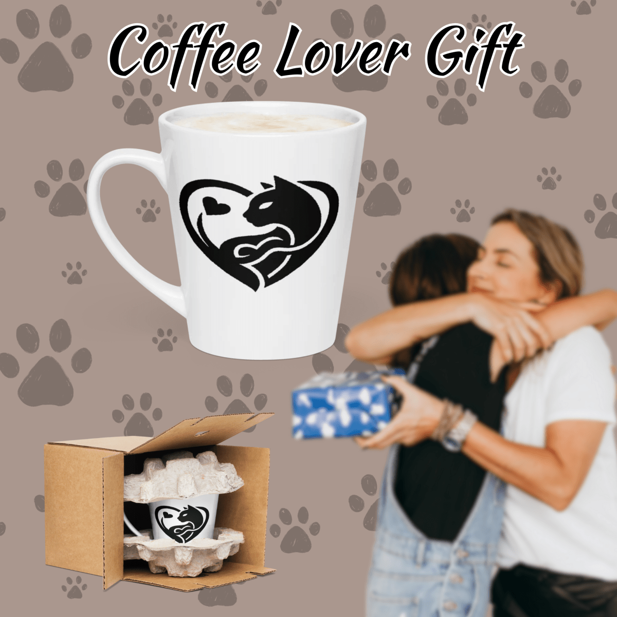 Feline Companion - Latte Mug - Latte Mug - Speak Up 4 Paws