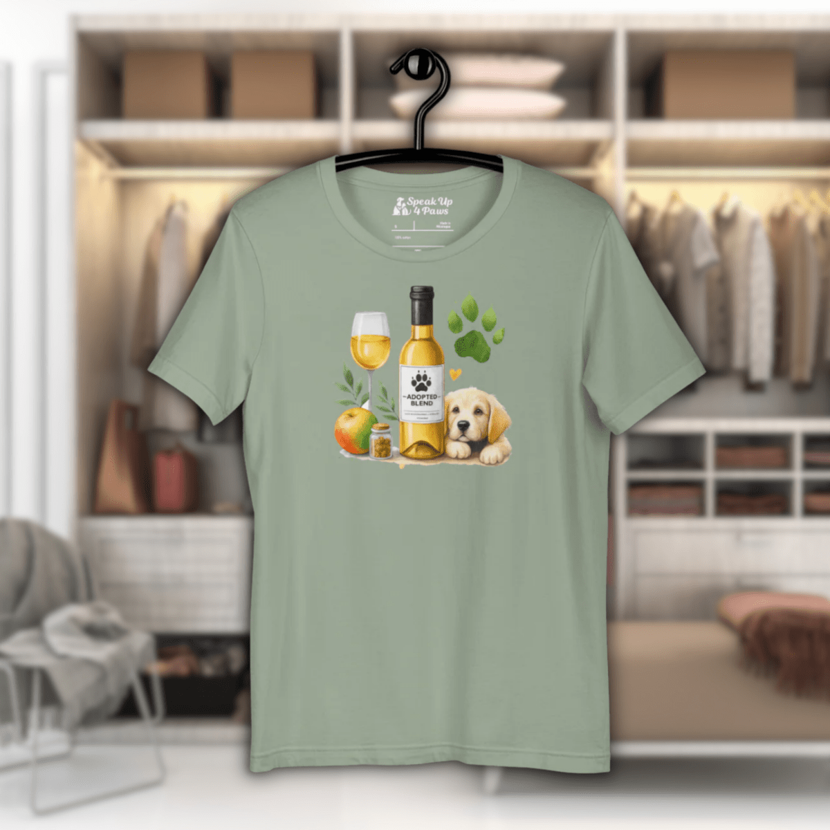 Golden Gatherings - Everyday Tee | COLORS: Heather Deep Teal, Sage, Tan - Unisex Staple Tee - Speak Up 4 Paws