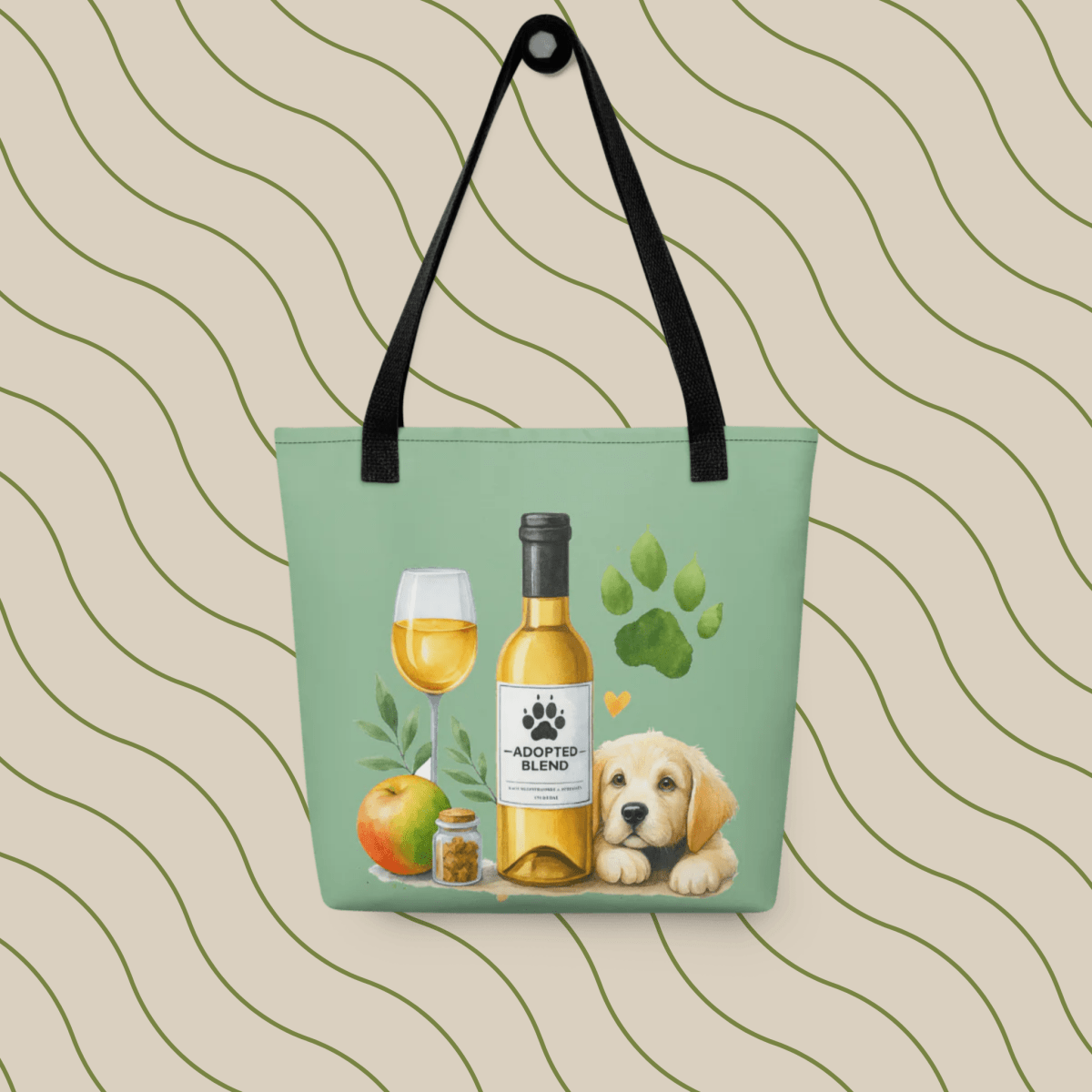 Golden Gatherings - Everyday Bag - AOP Tote Bag - Speak Up 4 Paws
