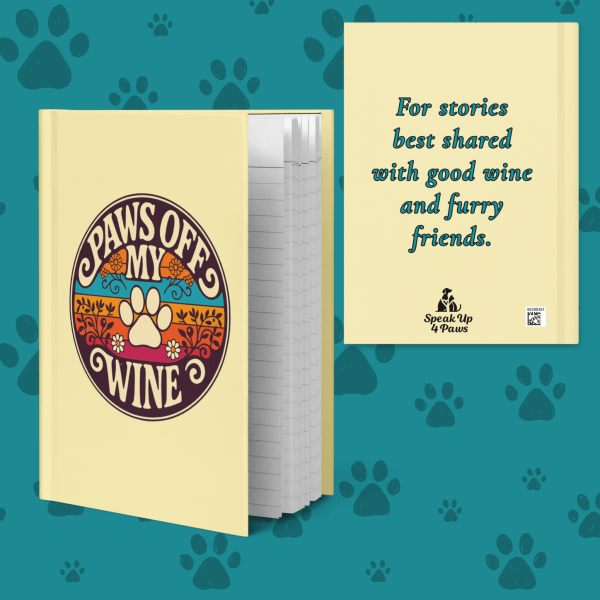 Groovy Warning - Journal - Journal - Speak Up 4 Paws
