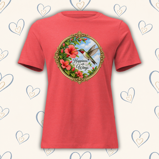 Happiness with Wings - Women's Tee