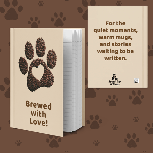 "Brewed with Love" - Journal - Journal - Speak Up 4 Paws