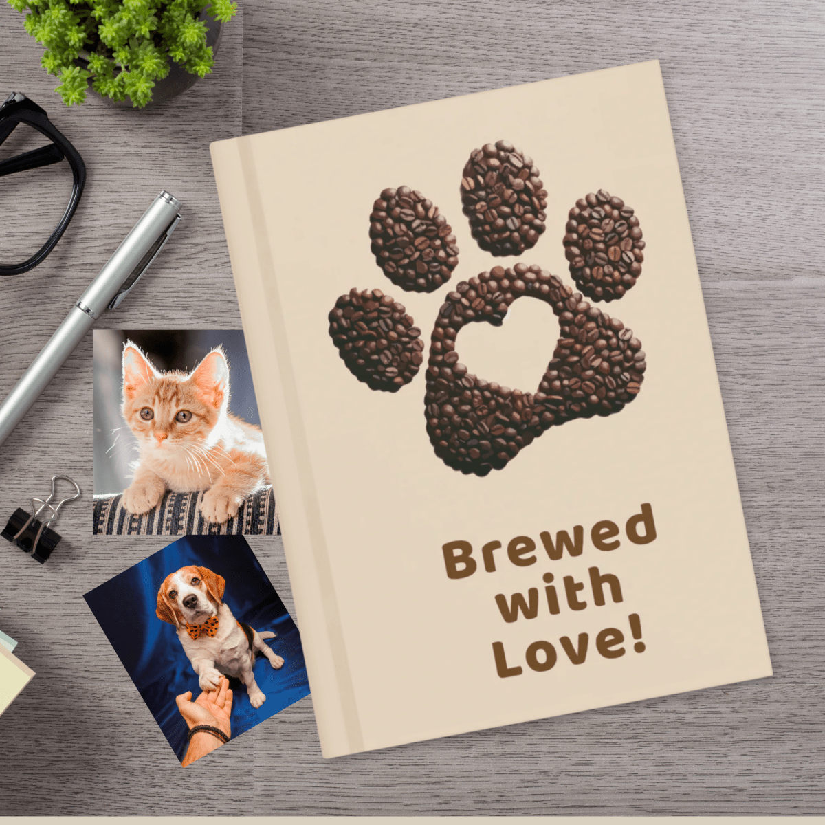 "Brewed with Love" - Journal - Journal - Speak Up 4 Paws