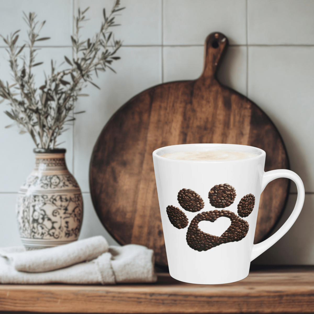 Heart of the Brew - Latte Mug - Latte Mug - Speak Up 4 Paws