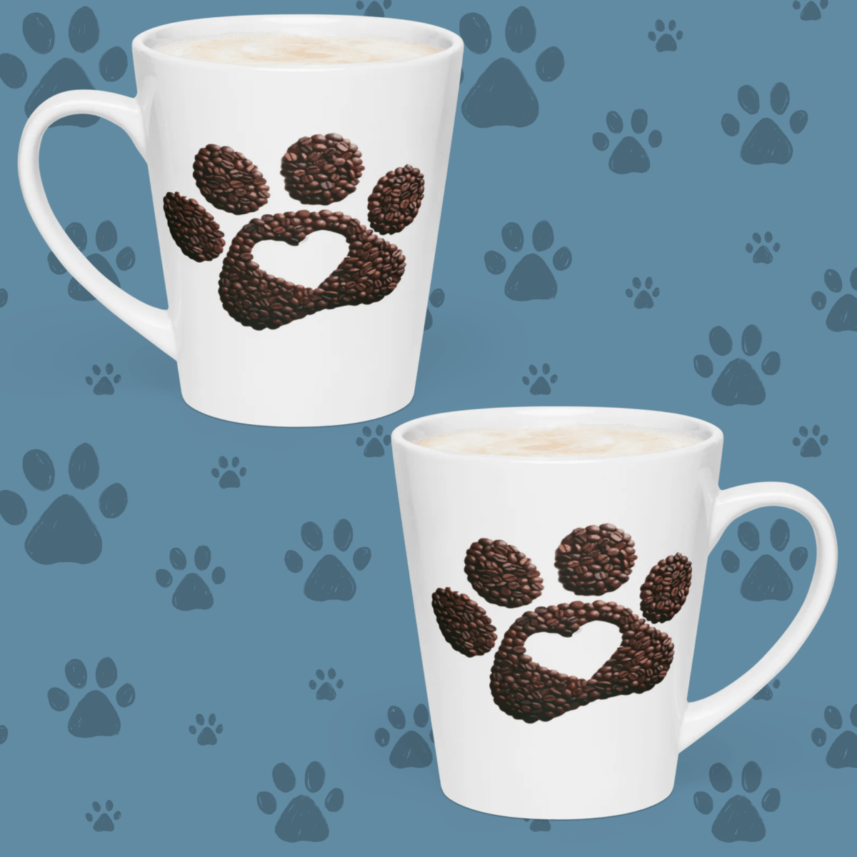 Heart of the Brew - Latte Mug - Latte Mug - Speak Up 4 Paws