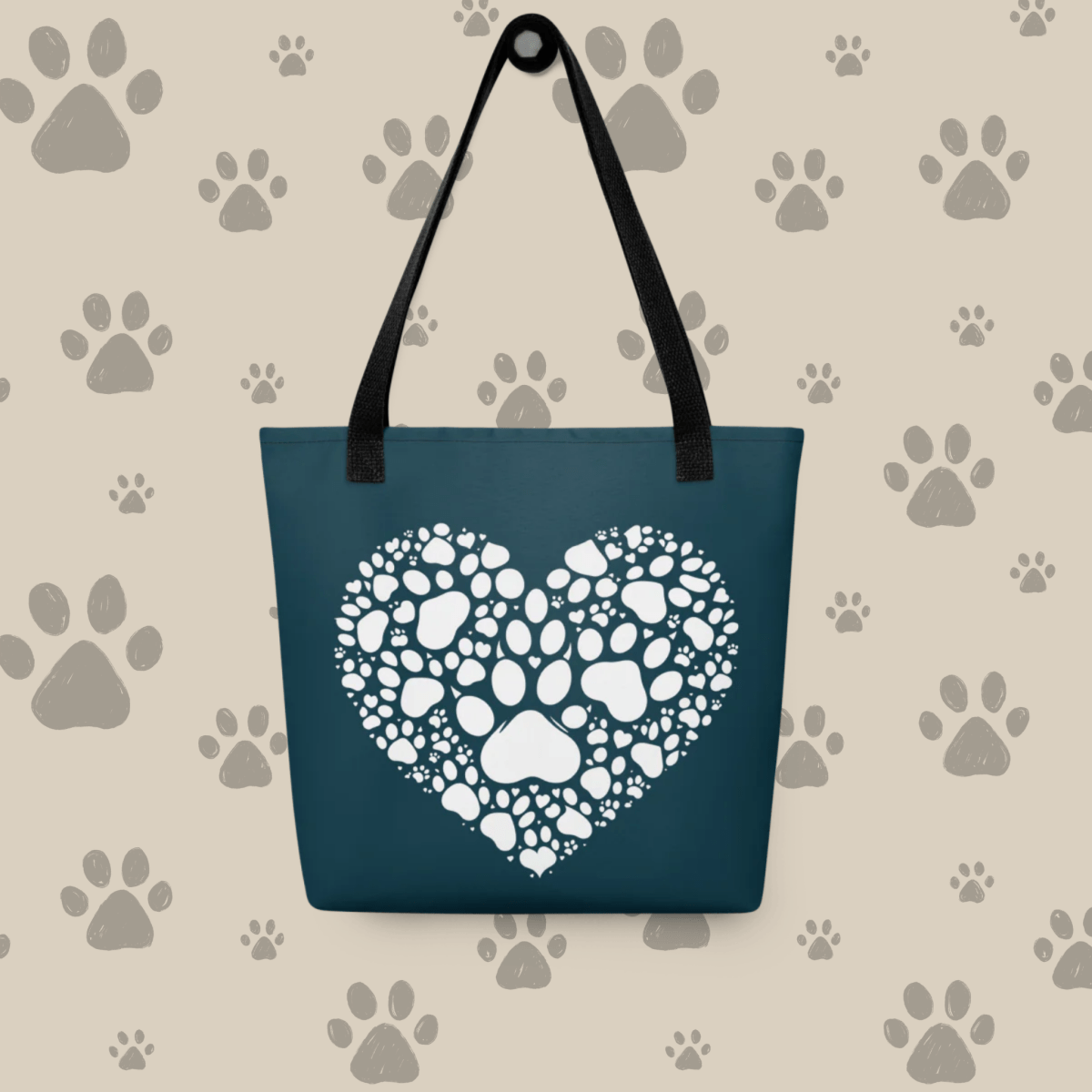 Heartfelt Paws - Everyday Bag - AOP Tote Bag - Speak Up 4 Paws