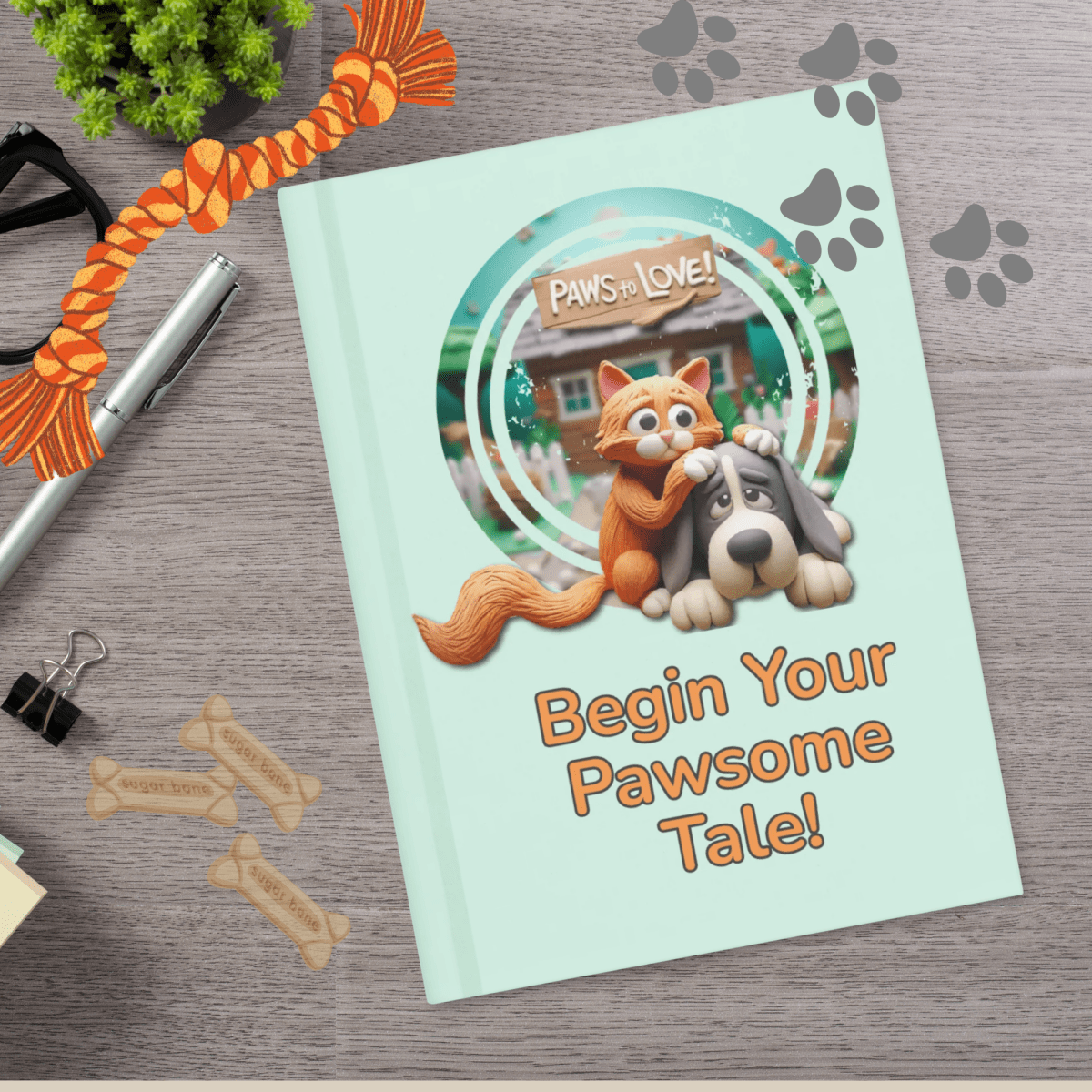 Furry Friends - Pawsitive Vibes Keepsake Journal (Color: Humming Bird) - Journal - Speak Up 4 Paws