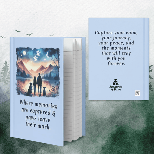 Lakeside Moments - Outside Peace Classic Journal (Color: Hawkes Blue) - Journal - Speak Up 4 Paws