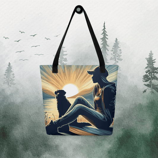 Lakeside Serenity Everyday Bag - AOP Tote Bag - Speak Up 4 Paws