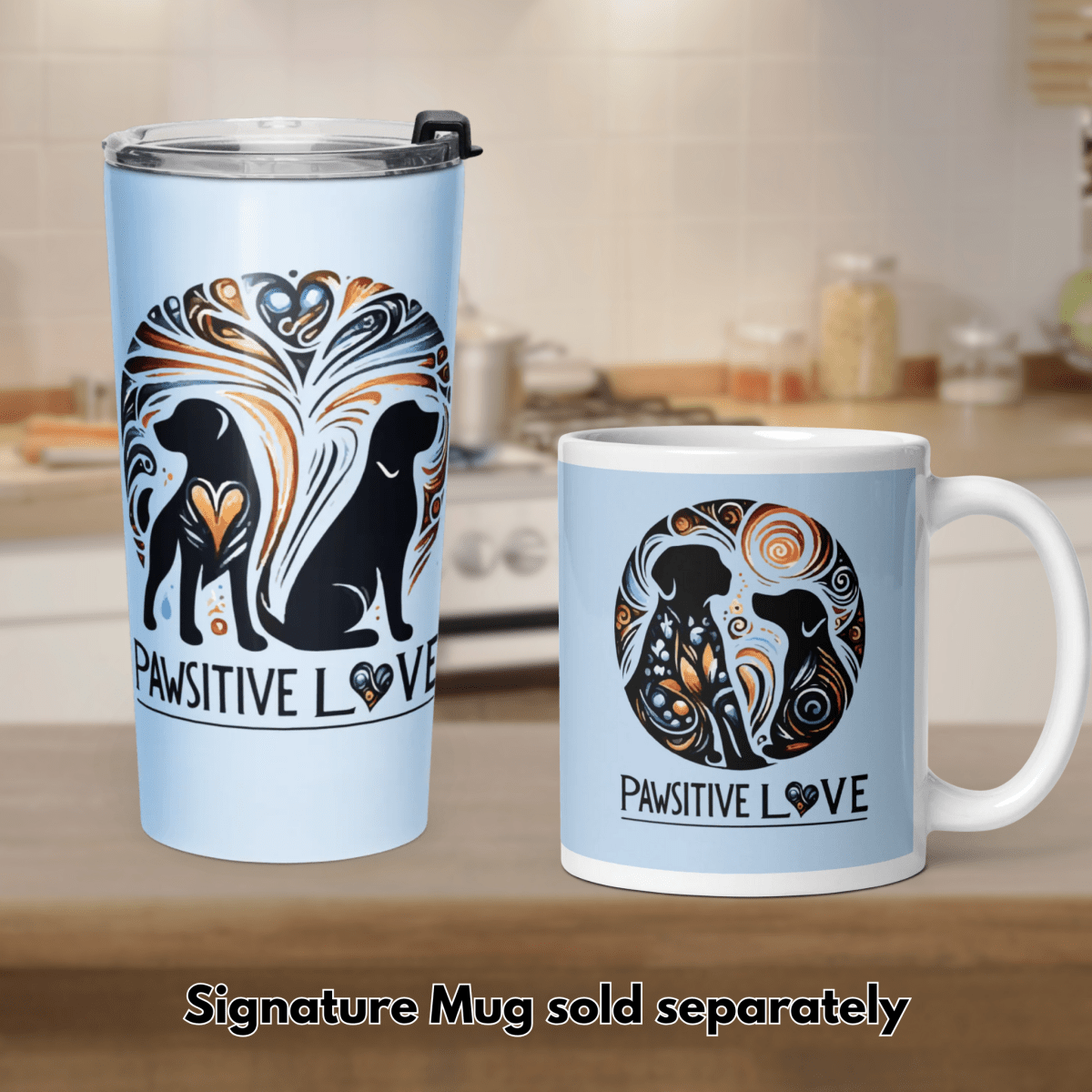 "Love shines brighter together." - Tumbler - Tapered Tumbler - Speak Up 4 Paws