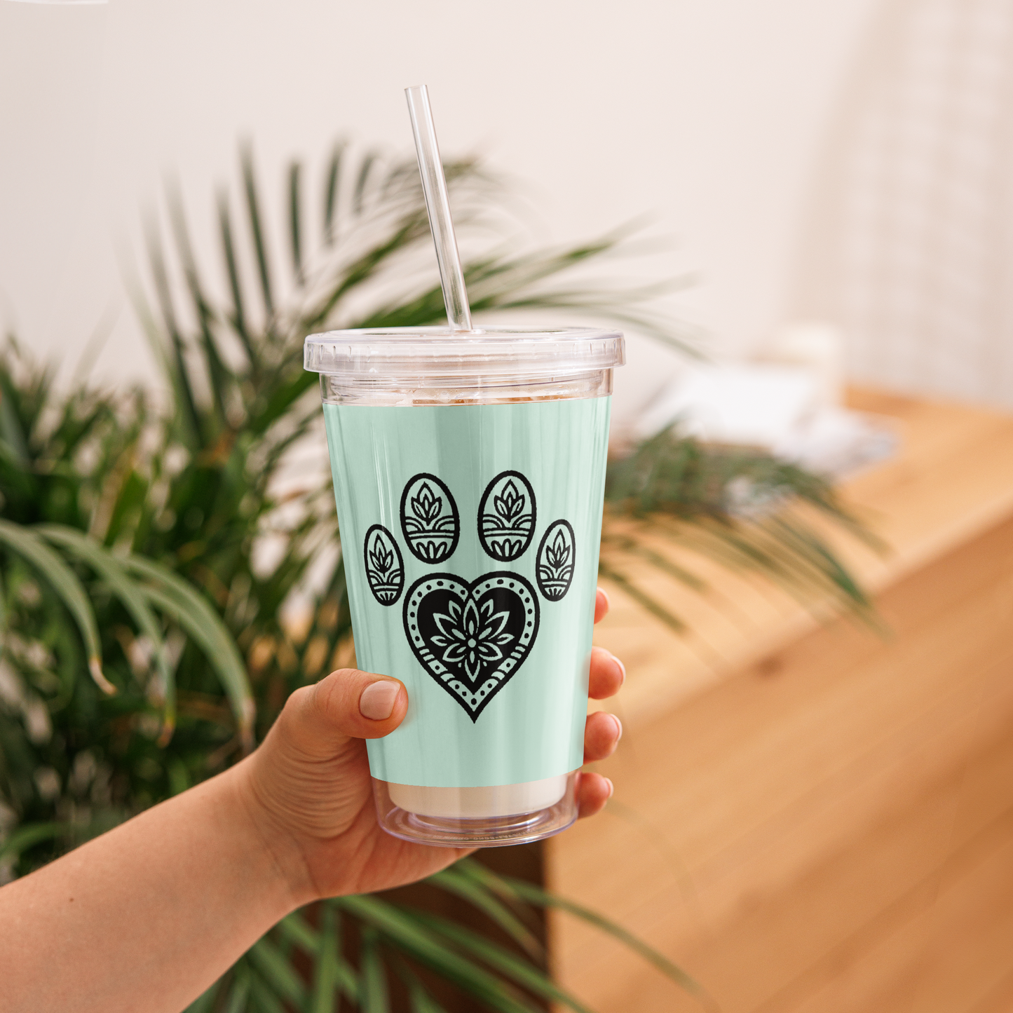 Mandala Paw Plastic Tumbler (Booth Exclusive)