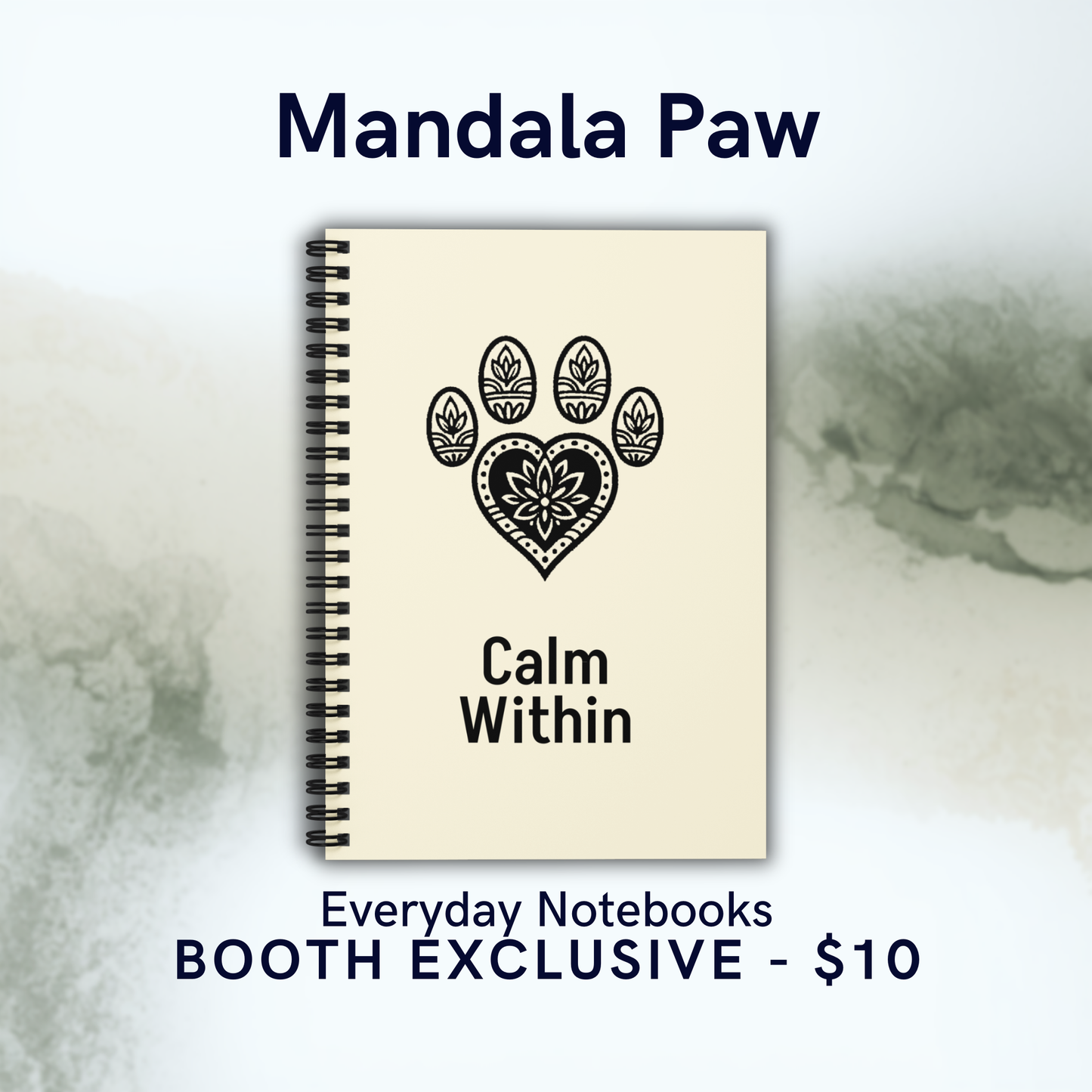 Mandala Paw Everyday Notebook (Booth Exclusive)