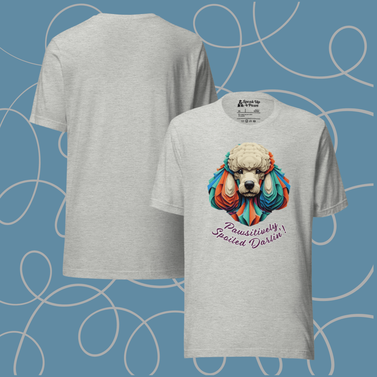 Miss Sniffany - Everyday Plus Tee | COLORS: White, Red, Athletic Heather - Unisex Staple Tee - Speak Up 4 Paws