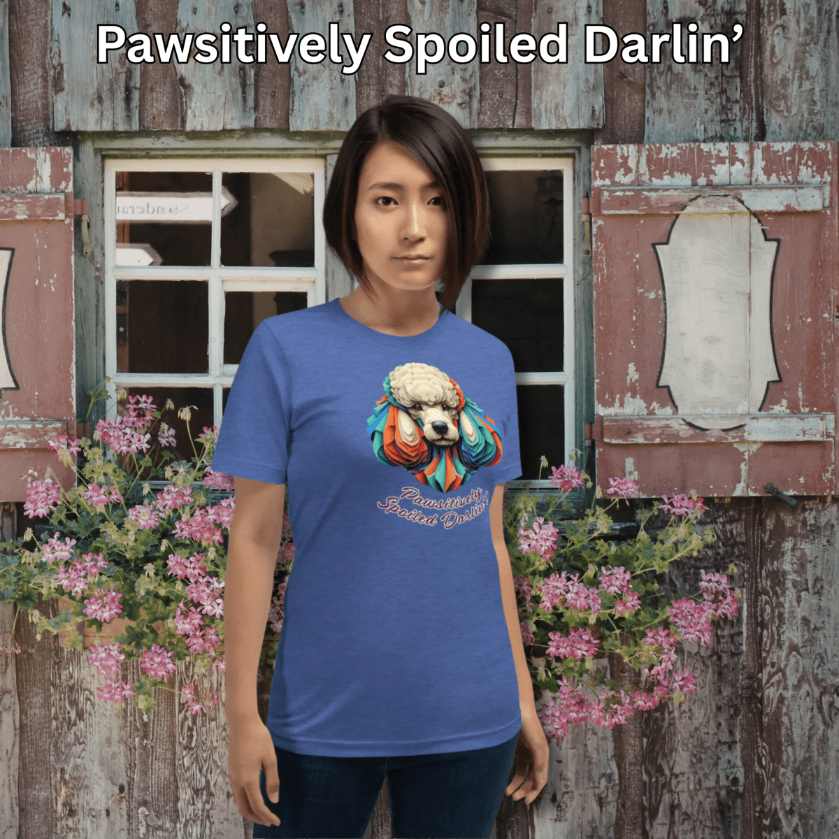 Miss Sniffany - Everyday Tee | COLORS: Heather True Royal, Mauve, Tan, Heather Prism Dusty Blue - Unisex Staple Tee - Speak Up 4 Paws