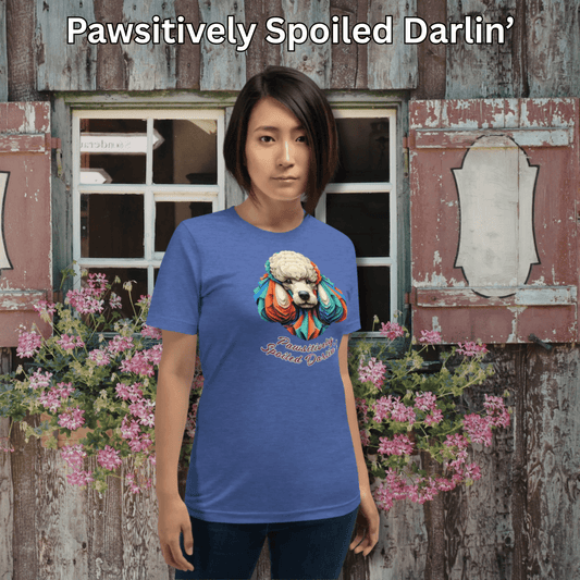 Miss Sniffany - Everyday Tee | COLORS: Heather True Royal, Mauve, Tan, Heather Prism Dusty Blue - Unisex Staple Tee - Speak Up 4 Paws