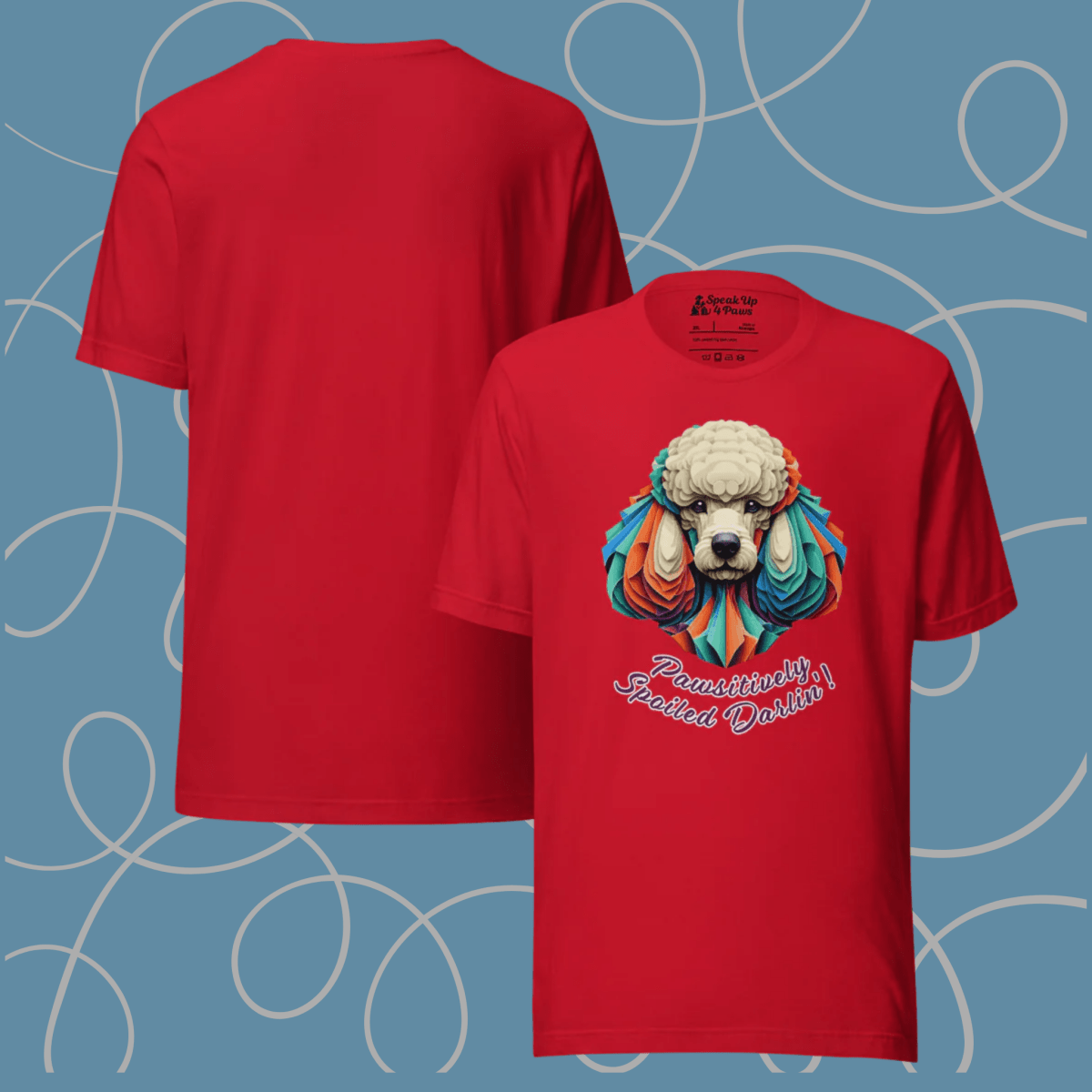 Miss Sniffany - Everyday Plus Tee | COLORS: White, Red, Athletic Heather - Unisex Staple Tee - Speak Up 4 Paws