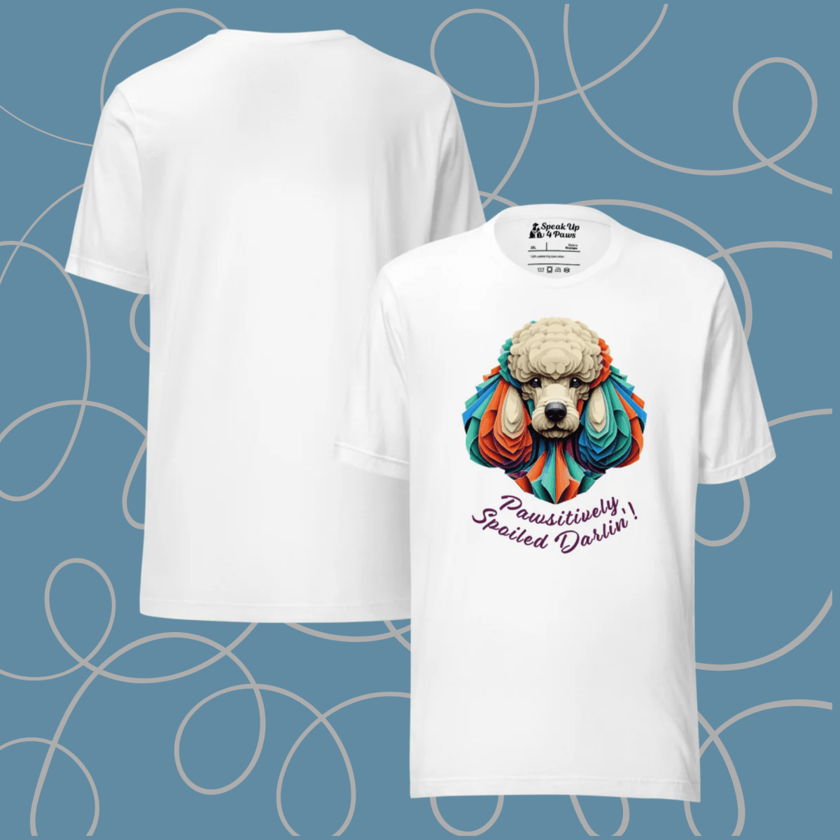Miss Sniffany - Everyday Plus Tee | COLORS: White, Red, Athletic Heather - Unisex Staple Tee - Speak Up 4 Paws