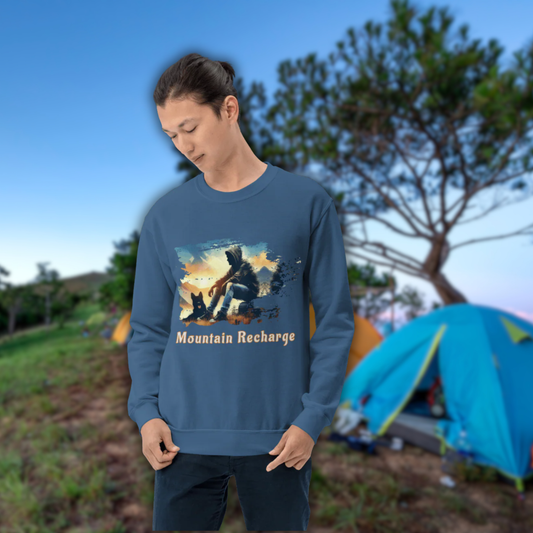 Mountain Recharge - Sweatshirt | COLORS: Royal, Charcoal, Indigo Blue, Graphite Heather