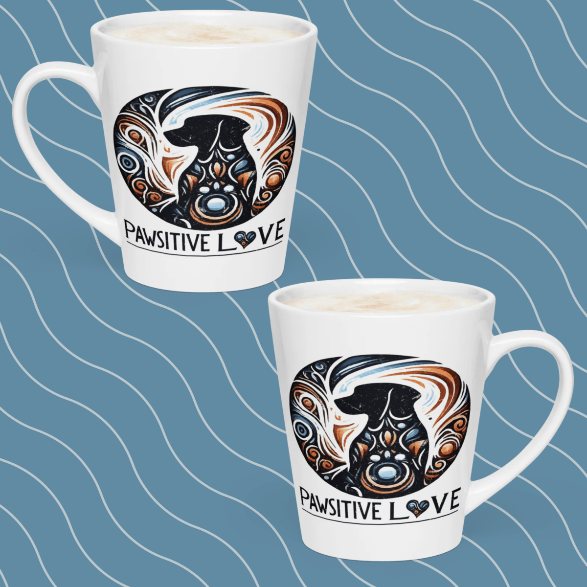 Canine Muse - Latte Mug - Latte Mug - Speak Up 4 Paws