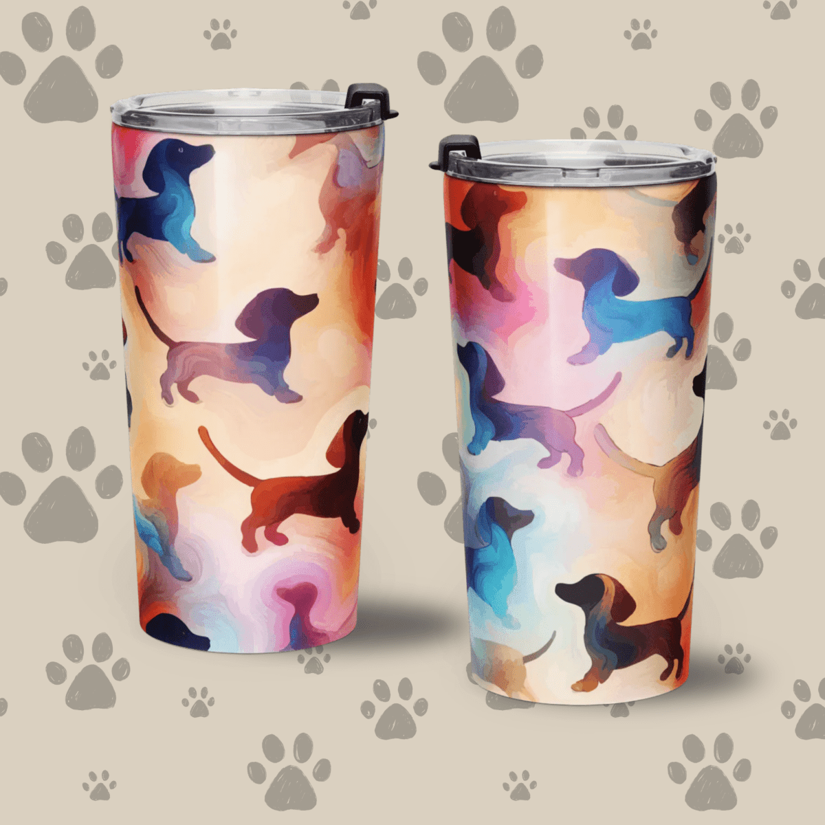 Pastel Bliss - Tumbler - Tapered Tumbler - Speak Up 4 Paws