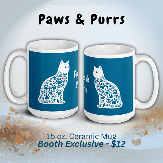 Paws and Purrs Mug (Booth Exclusive)