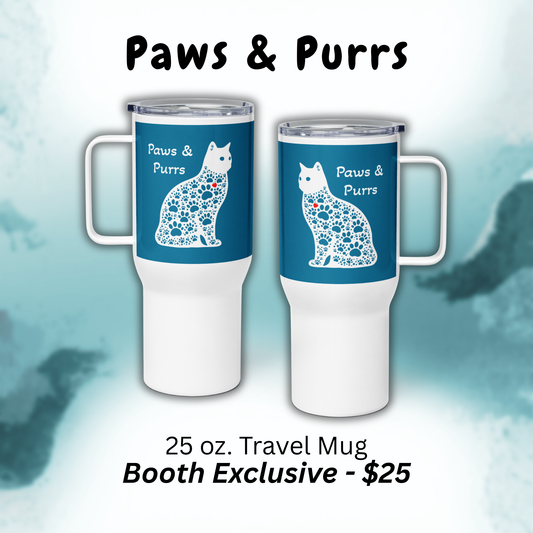 Paws & Purrs Travel Mug (Booth Exclusive)