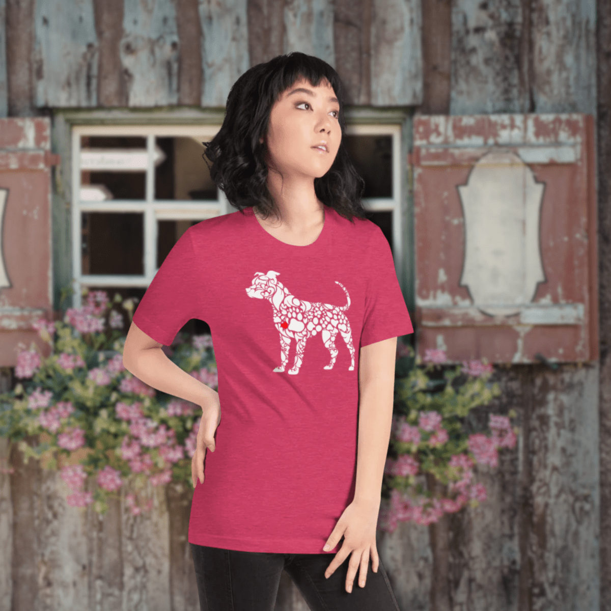 Paws of Loyalty Everyday Tee | COLORS: Navy, Heather Slate, Heather Raspberry, Heather Deep Teal - Unisex Staple Tee - Speak Up 4 Paws