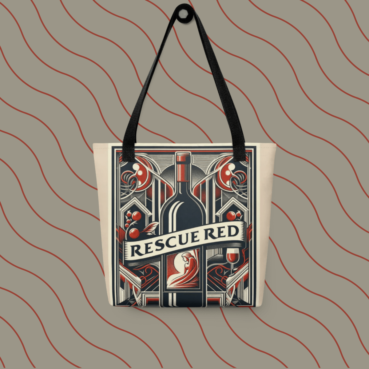 Rescue Red - Everyday Bag - AOP Tote Bag - Speak Up 4 Paws