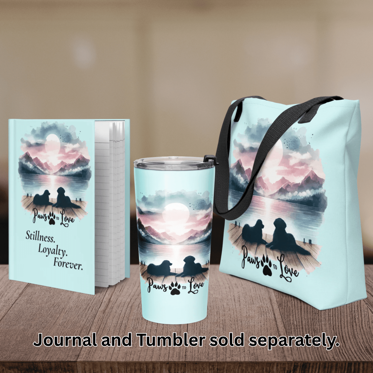 Sunset Buddies - Everyday Bag - AOP Tote Bag - Speak Up 4 Paws