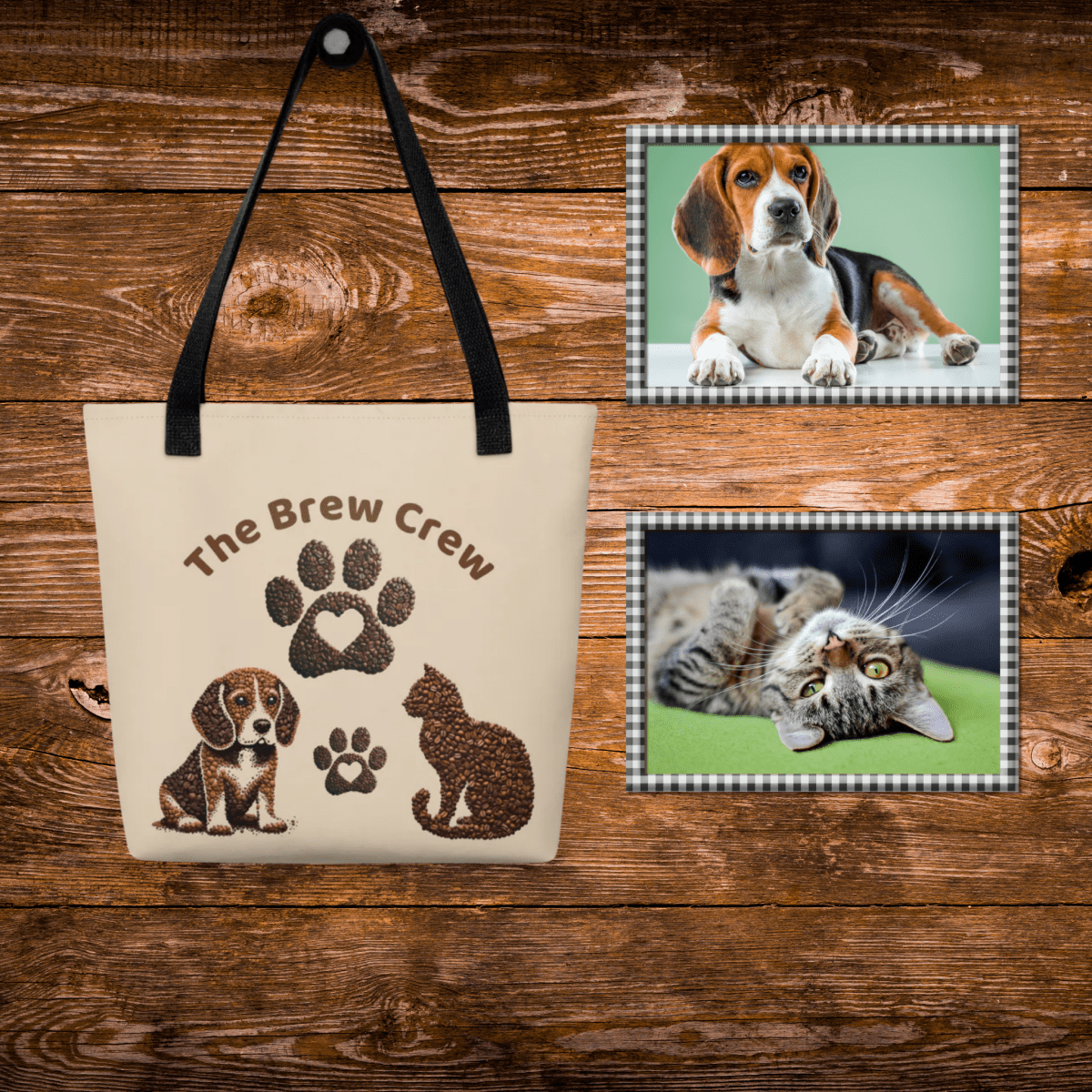 The Brew Crew - Everyday Bag - AOP Tote Bag - Speak Up 4 Paws