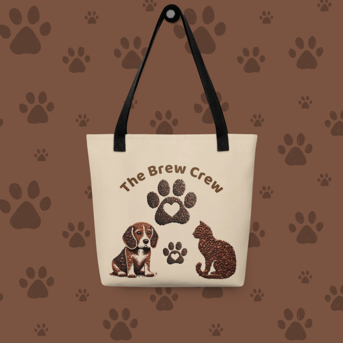 The Brew Crew - Everyday Bag - AOP Tote Bag - Speak Up 4 Paws