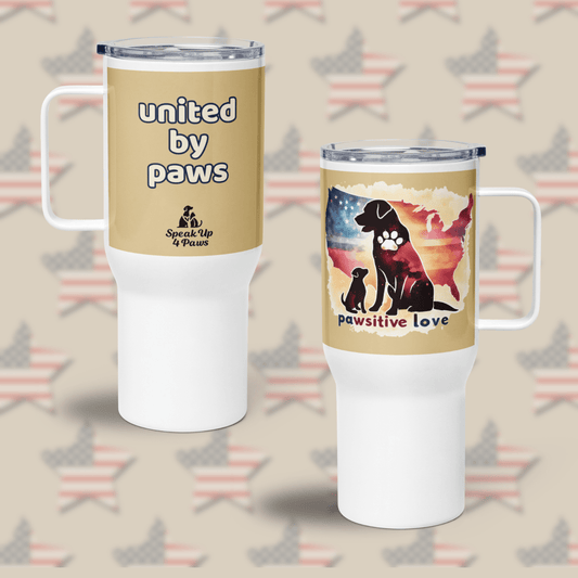United by Paws - "united by paws" - TrailMate Tumbler (Color: New Orleans) - Travel Mug - Speak Up 4 Paws