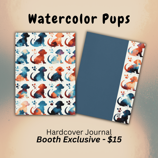 Watercolor Pups Journal (Booth Exclusive)