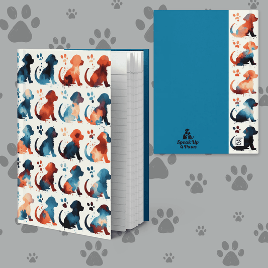 Watercolor Pups - Journal - Journal - Speak Up 4 Paws