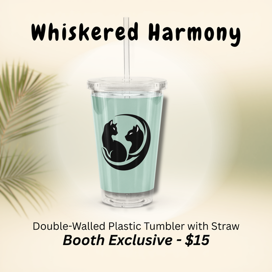 Whiskered Harmony Plastic Tumbler (Booth Exclusive)