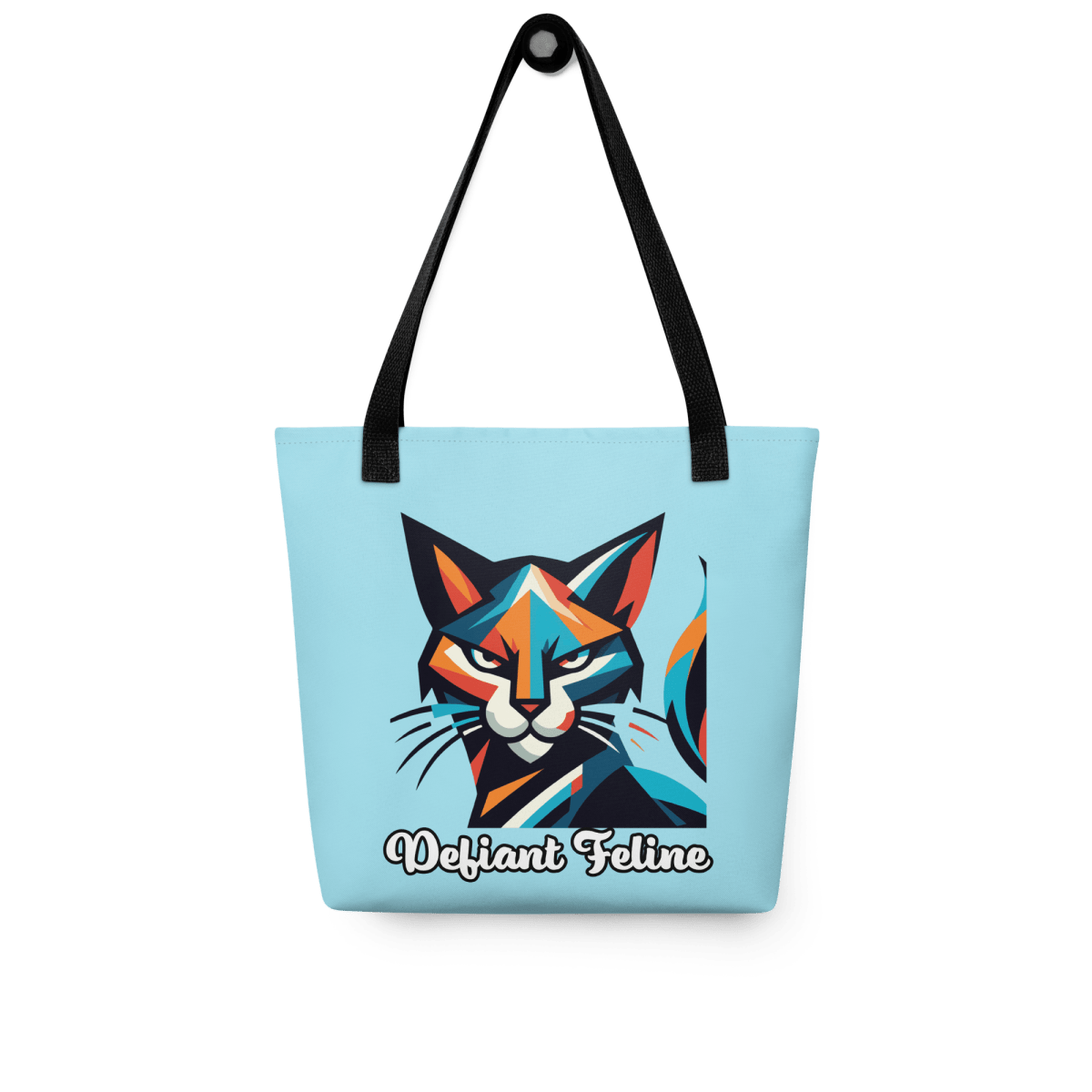 Defiant Feline - Everyday Bag - AOP Tote Bag - Speak Up 4 Paws