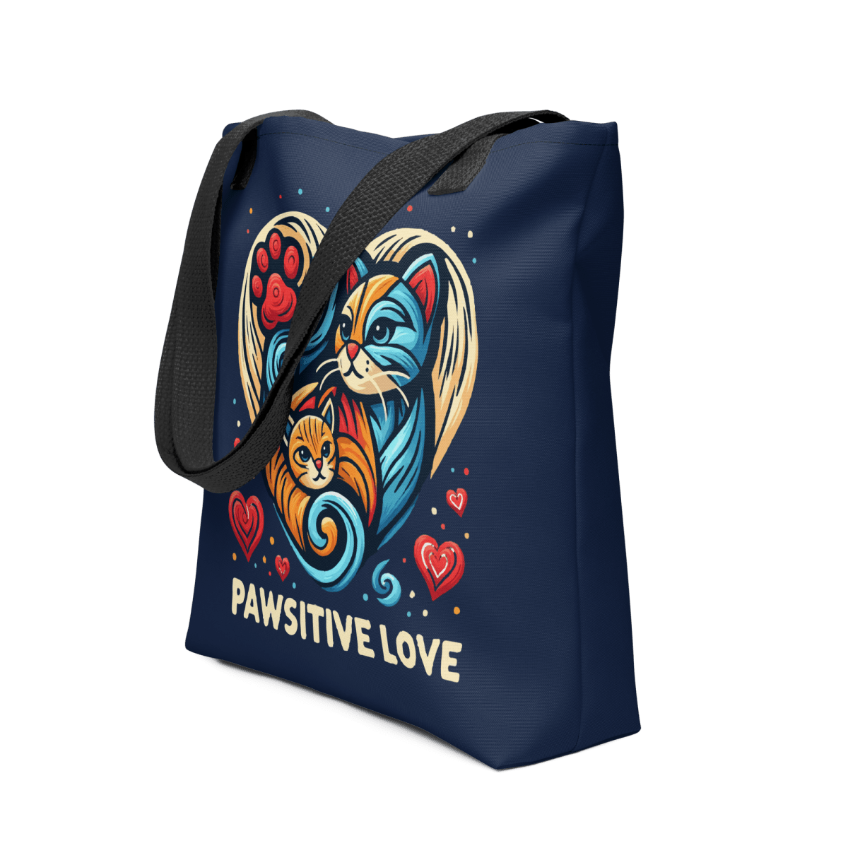Feline Harmony - Everyday Bag - AOP Tote Bag - Speak Up 4 Paws