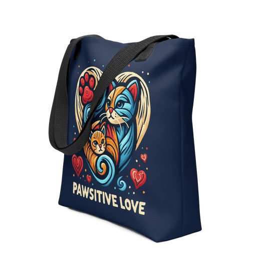 Feline Harmony - Everyday Bag - AOP Tote Bag - Speak Up 4 Paws