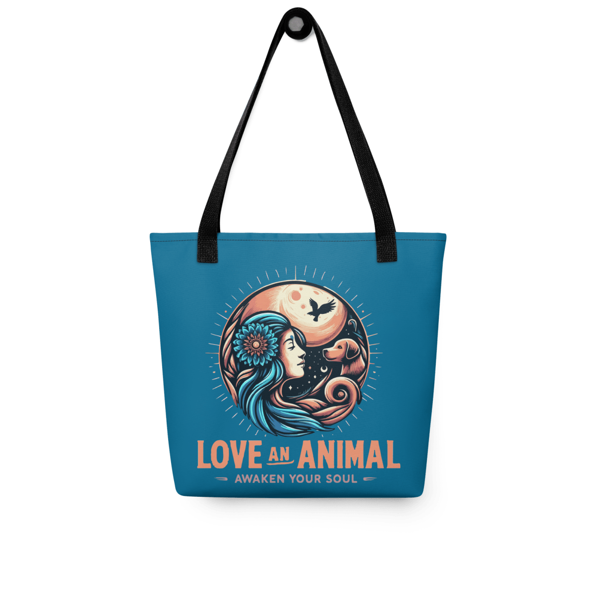 Lunar Serenade - Everyday Bag - AOP Tote Bag - Speak Up 4 Paws