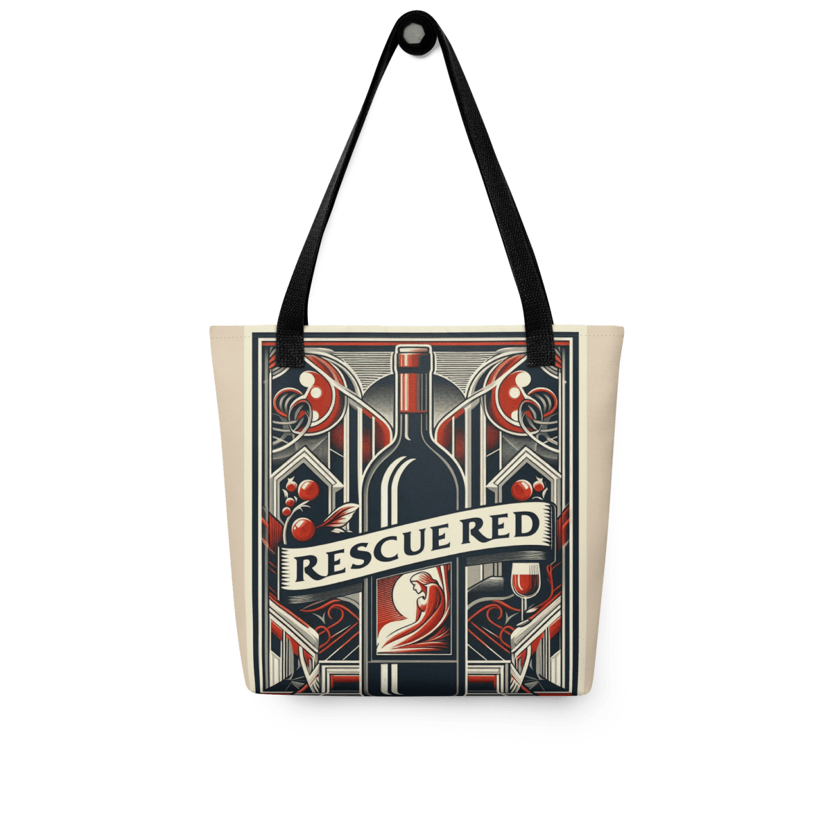 Rescue Red - Everyday Bag - AOP Tote Bag - Speak Up 4 Paws