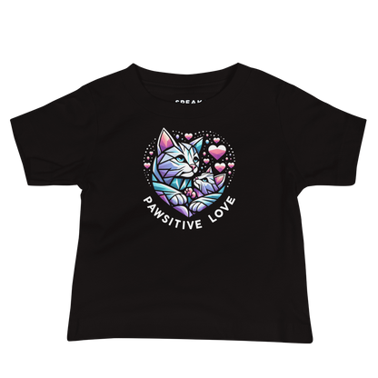 Geometric Whiskerheart - Pawsitive Love - Baby Tee